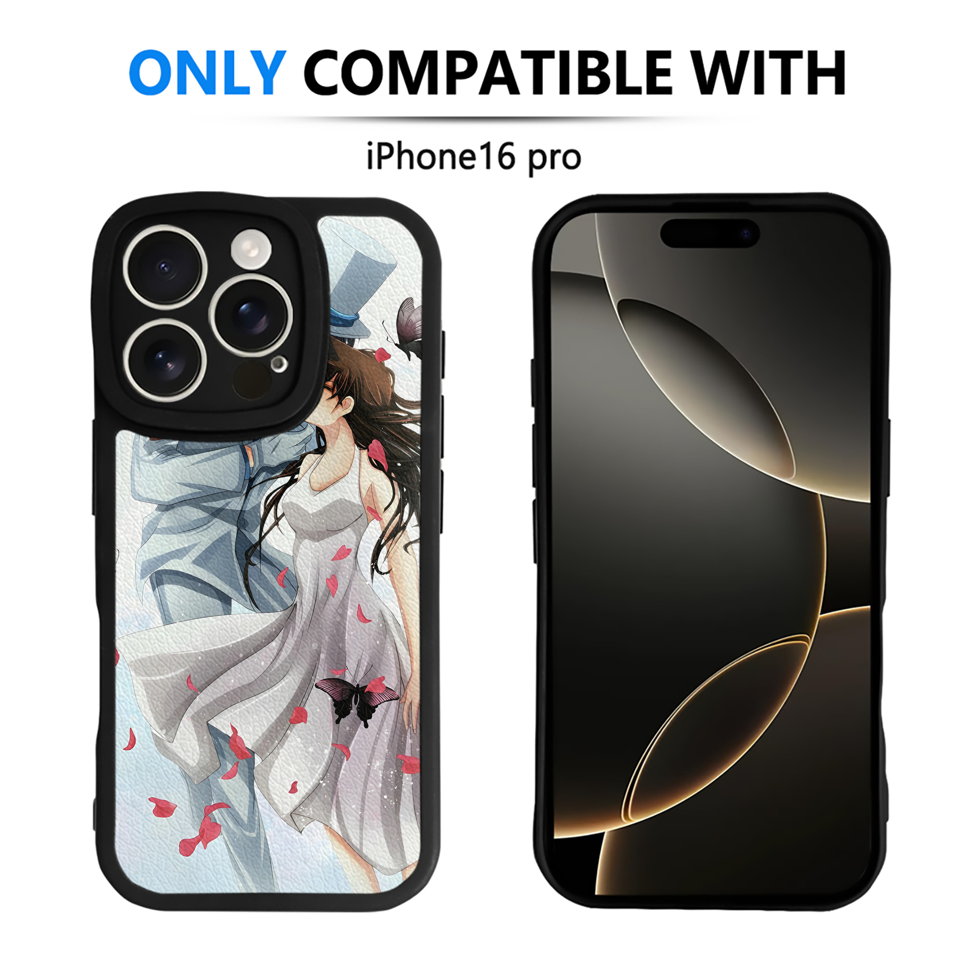 （画像用） 名探偵コナン Detective Conan 【iPhone 16シリーズ対応】シリコンスマホケース（レザー調） 材質：シリコン